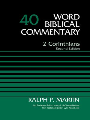 cover image of 2 Corinthians, Volume 40